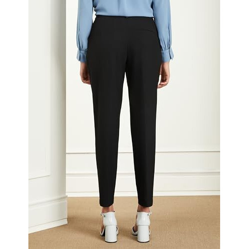 Symbol Premium Women's Slim Business Casual Pants (SBP-SS24-WTR-509_Black_32)