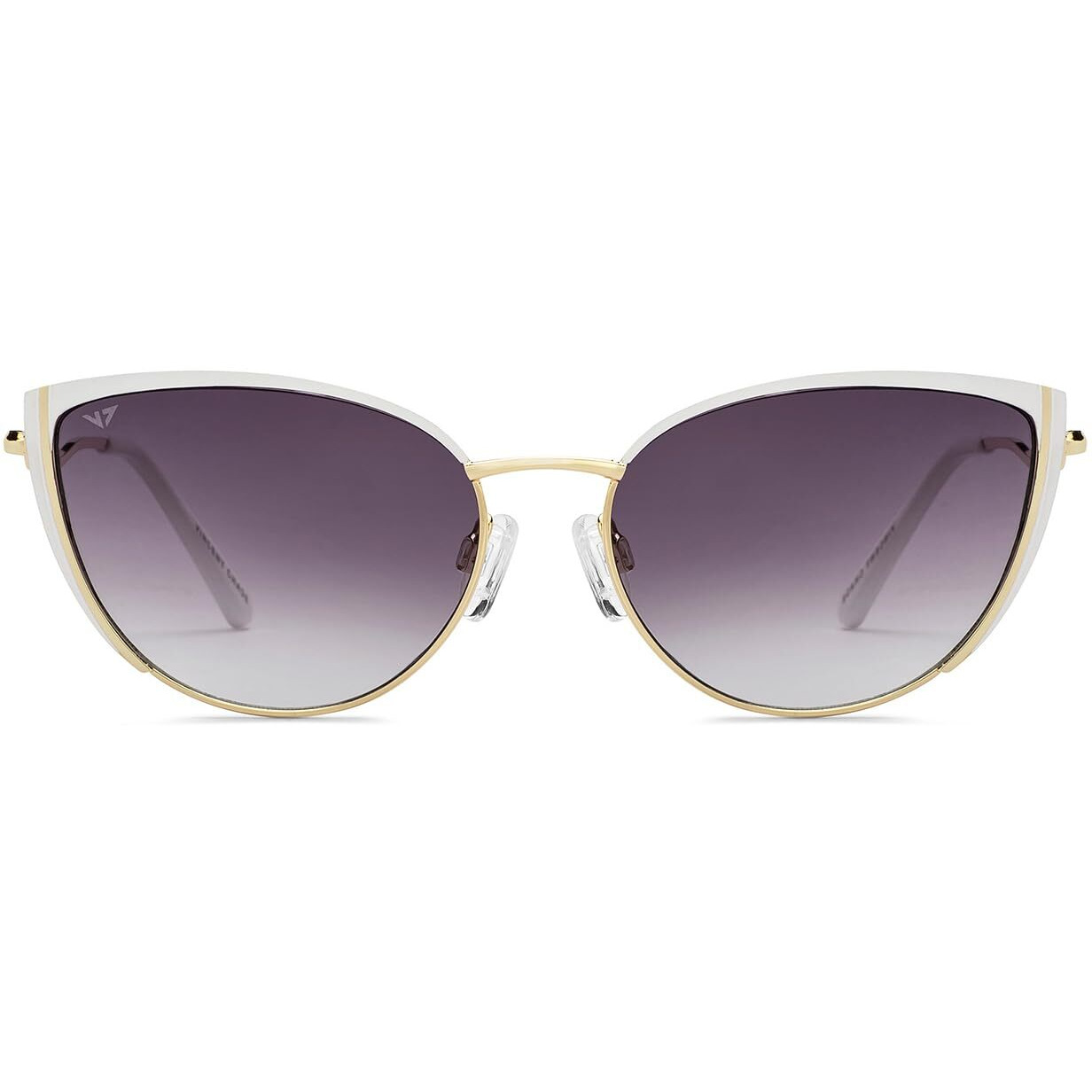 Vincent Chase By Lenskart | Gold Pink Full Rim Cat Eye | Economic Range | Branded Latest and Stylish Sunglasses | 100% UV Protected | Women | Large | VC S15802