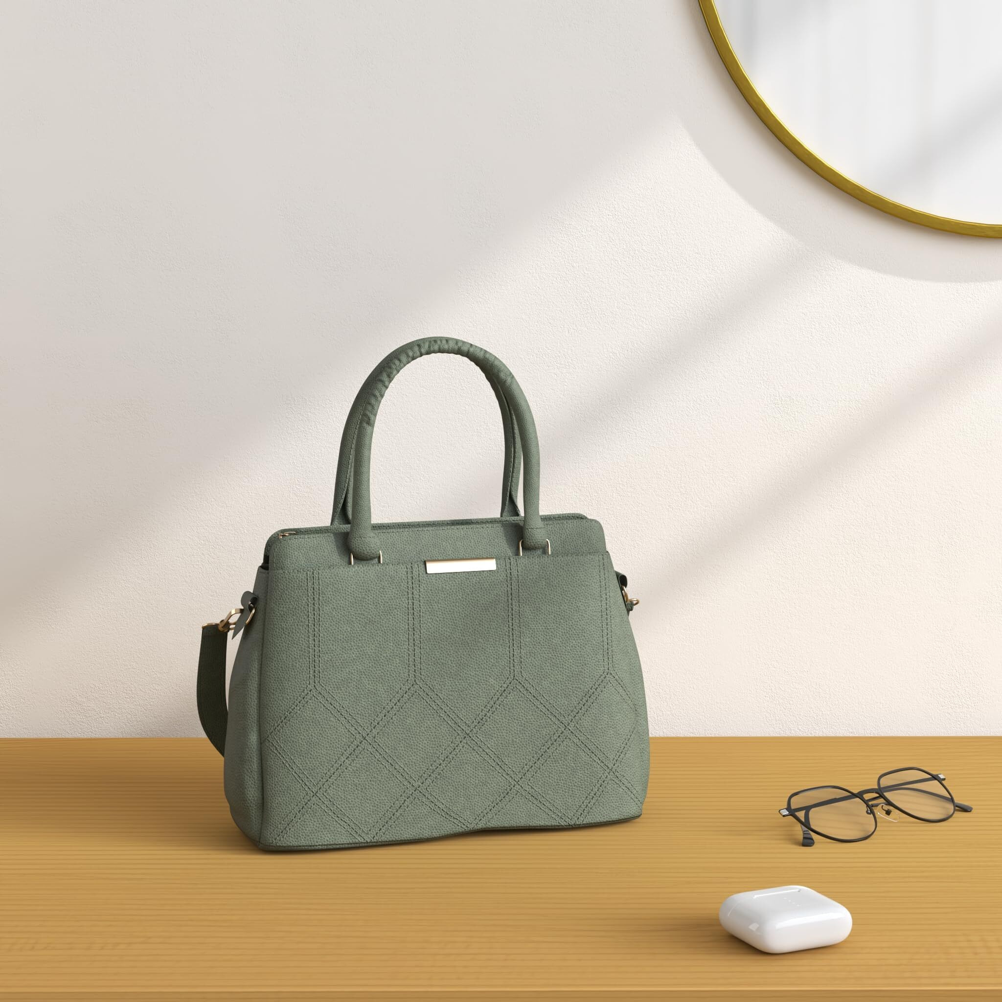 Legal Bribe - LB1070 Women's Shoulder Bag (Green)