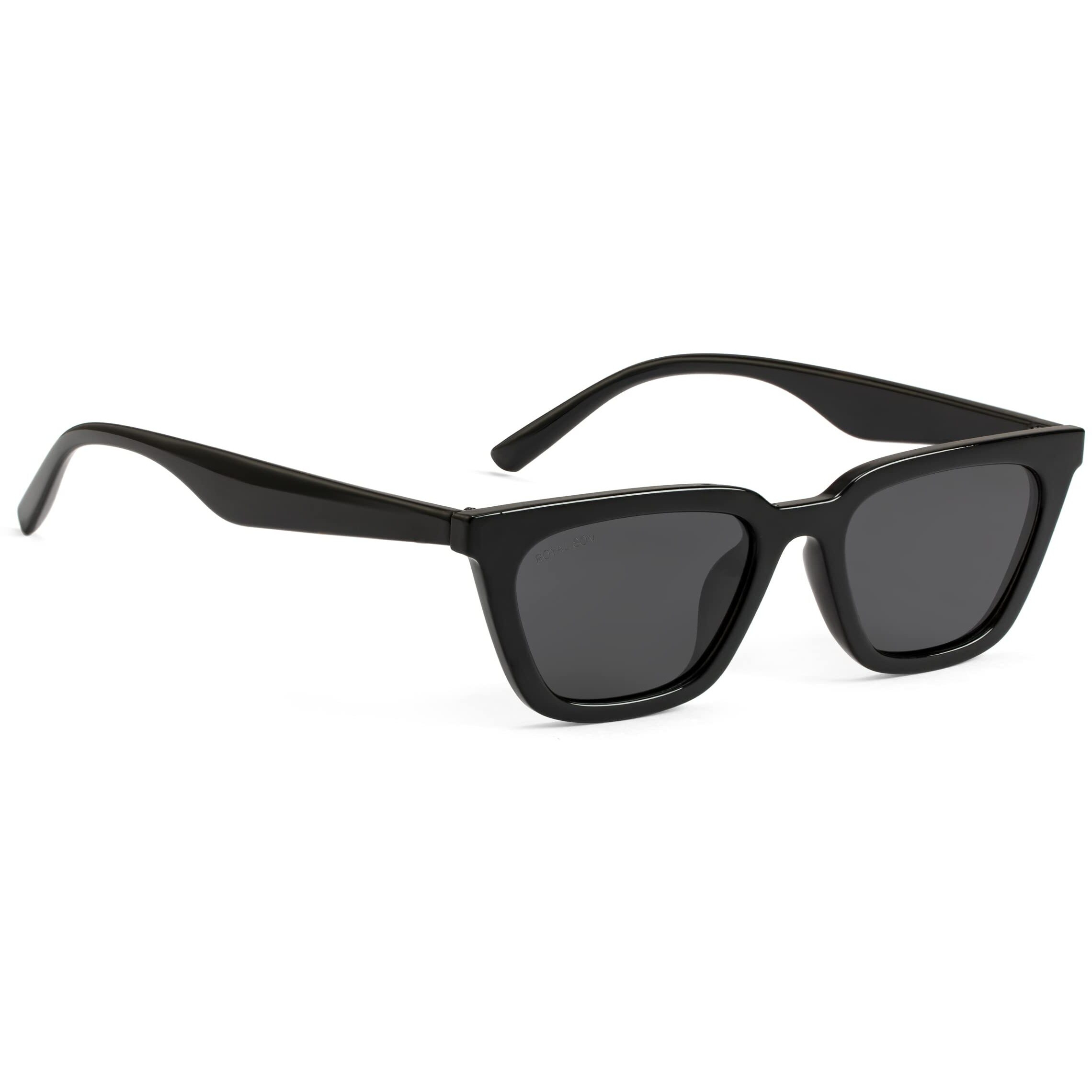 ROYAL SON UV400 Hd Dark Polarized Square Sunglasses for Men's Women/Ledies - Black