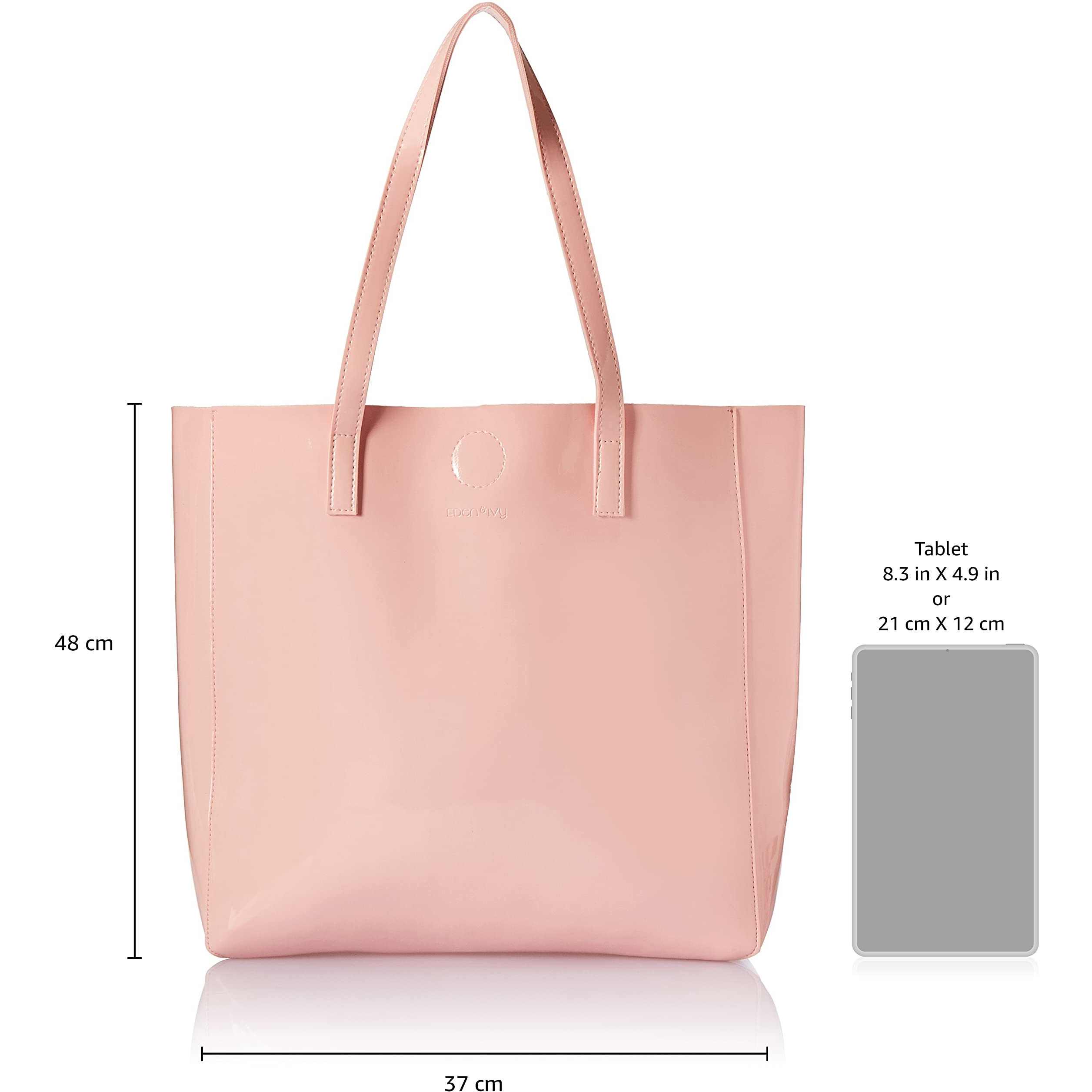Amazon Brand - Eden & Ivy Women's Eden & Ivy Patent Handbag (Fushia)