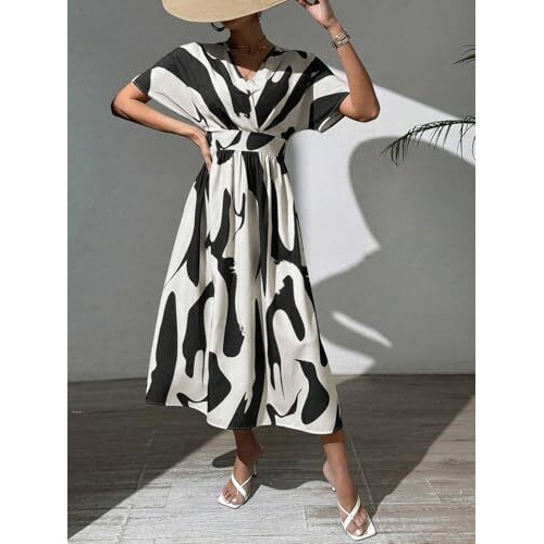Leriya Fashion Women's Rayon Fit and Flare Ankle Length Dress (LF-WD1194_Black_2XL)