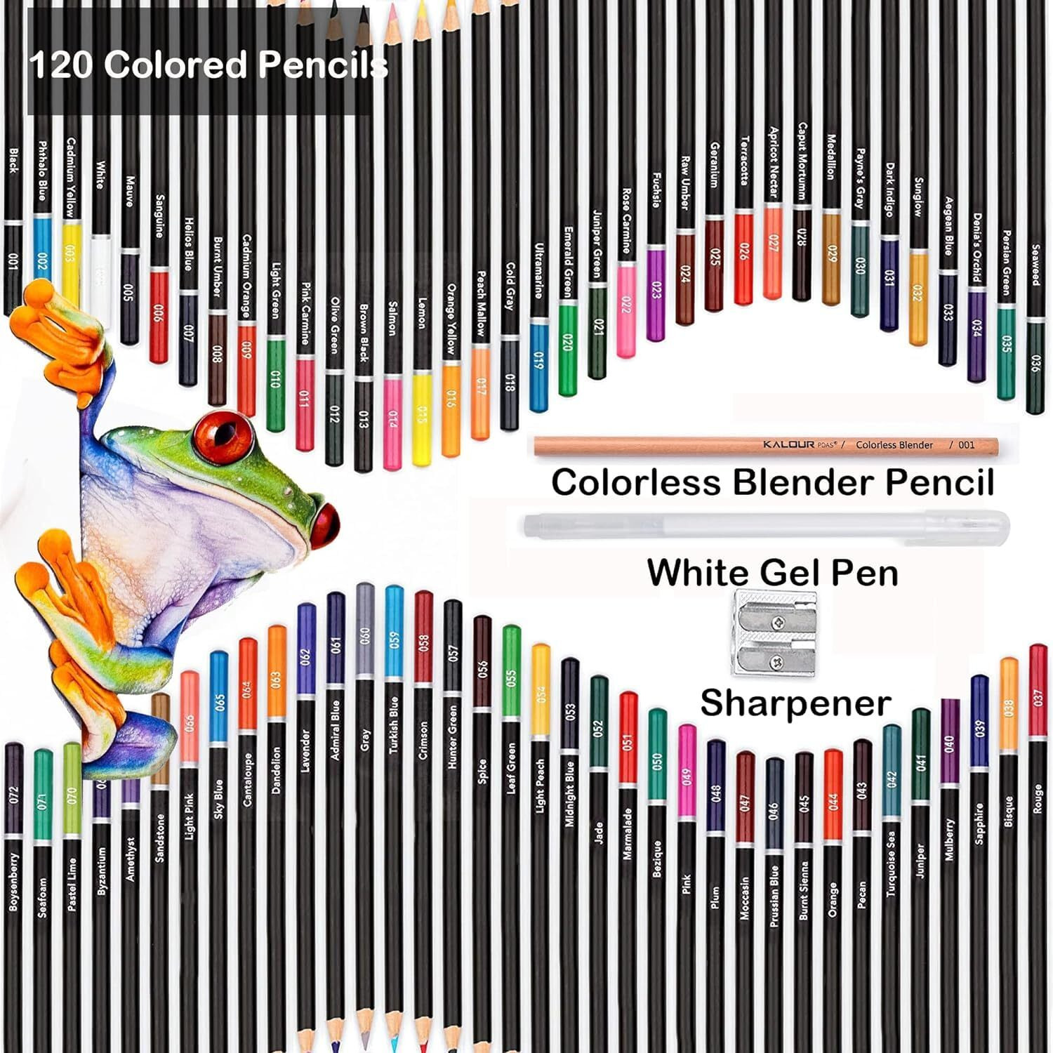 Corslet Set of 123 Premium Colour Pencils 120 Pencil Colours Artists Soft Core Vibrant Color Pencil Set Ideal for Drawing Sketching Shading Coloring Pencils for Adult Beginners Kids Pencil Colour Set