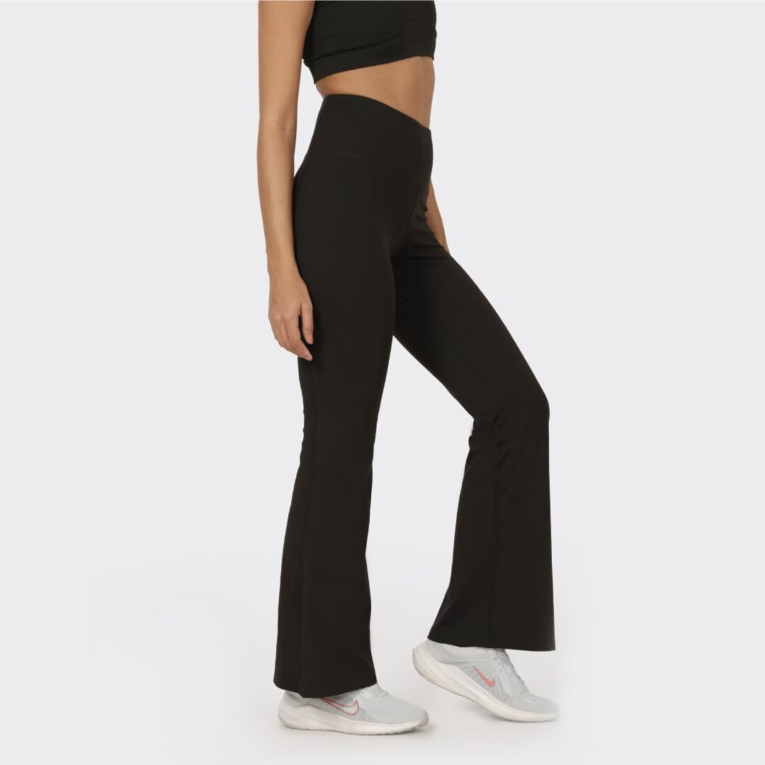 BlissClub Women's The Ultimate Flare Pants Lite| Relaxed Fit High Waist|Ankle Length Pants with Back Pocket