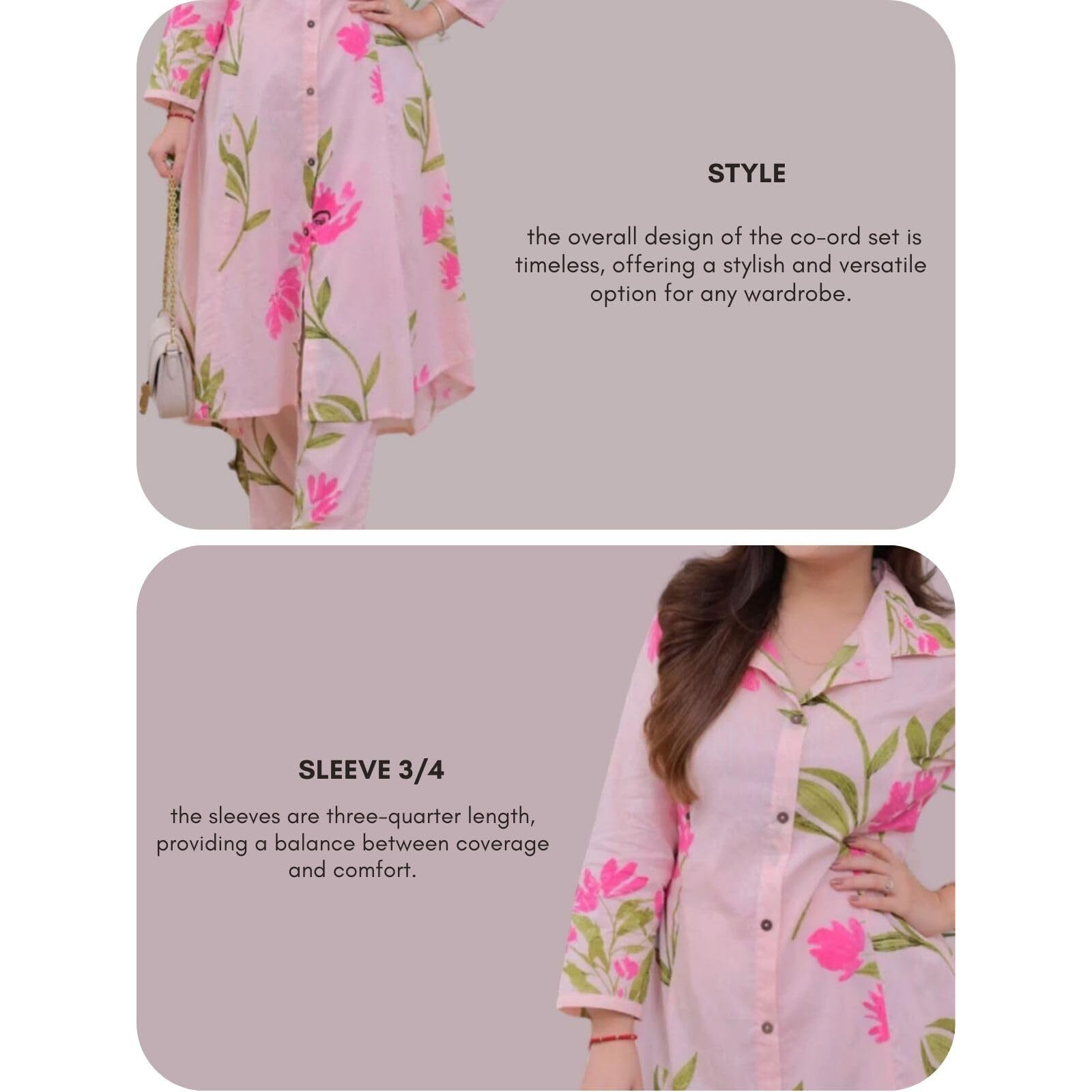 Leriya Fashion Women's Rayon Kurta Set (LF-W2092&TR1052_Pink_2XL)