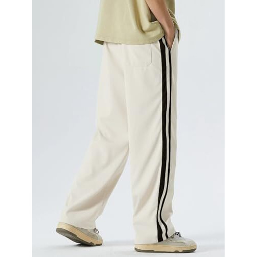 GRECIILOOKS Men's Regular Fit Track Pant (GL-TP-1013_Cream_S)