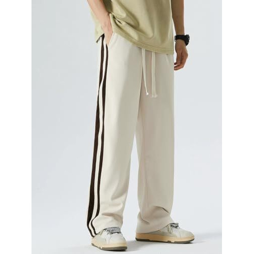GRECIILOOKS Men's Regular Fit Track Pant (GL-TP-1013_Cream_S)