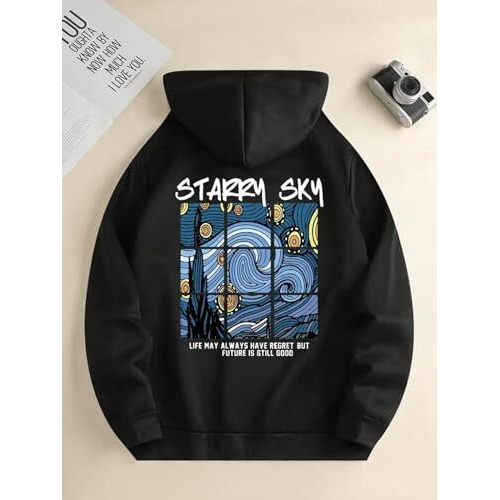 Lymio Hoodies || Sweatshirt for Unisex || Unisex Hoodie (H-39-41) (2XL, Black)