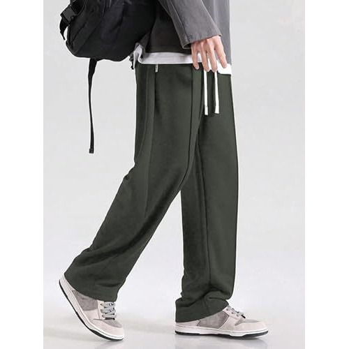 GRECIILOOKS Regular Trouser Loose Fit | Sports for Men Stylish Track Pant (GL-TP-1081_Green_2XL)