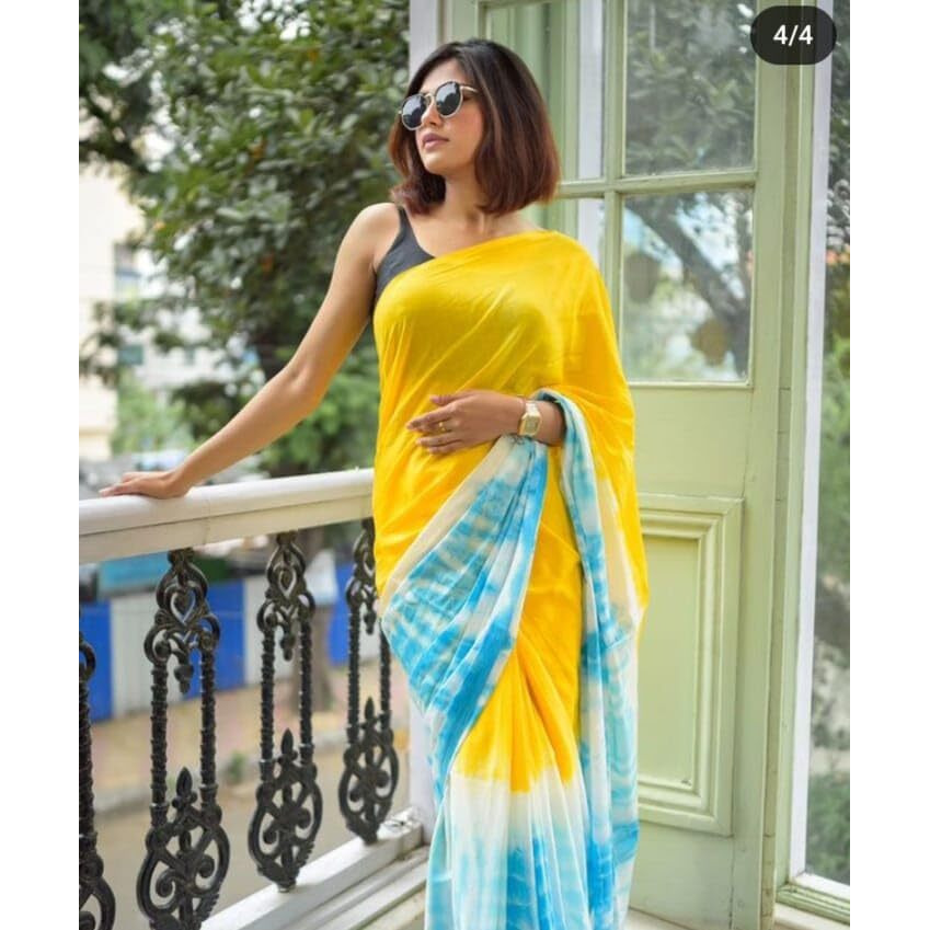 C J Enterprise Womens Pure Soft Cotton Saree Linen For Kalamkari Silk Sarees Latest Party Design Wear Wedding Sadi With Blouse Piece sari south mulmul ikkat mul print 2024 New (Yatri White Yellow)