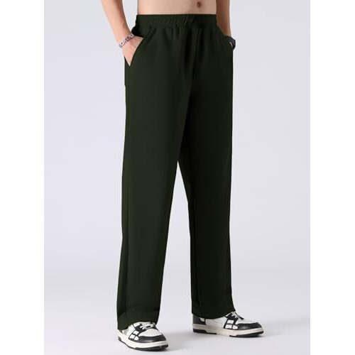 GRECIILOOKS Regular Fit Track Pant for Men (Gl-Tp-1015-X-Large-Green)