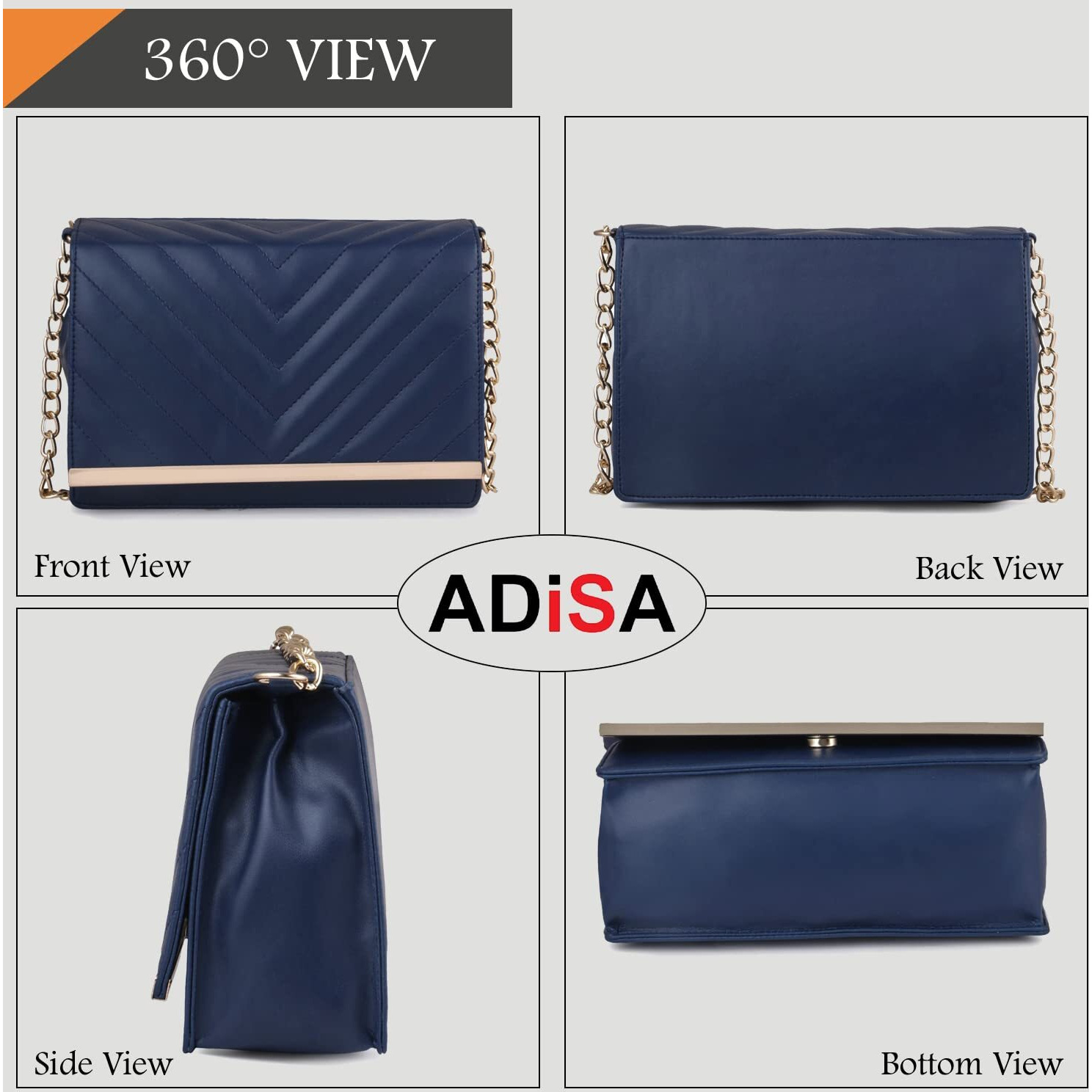 ADISA Women's Sling Bag (Blue)