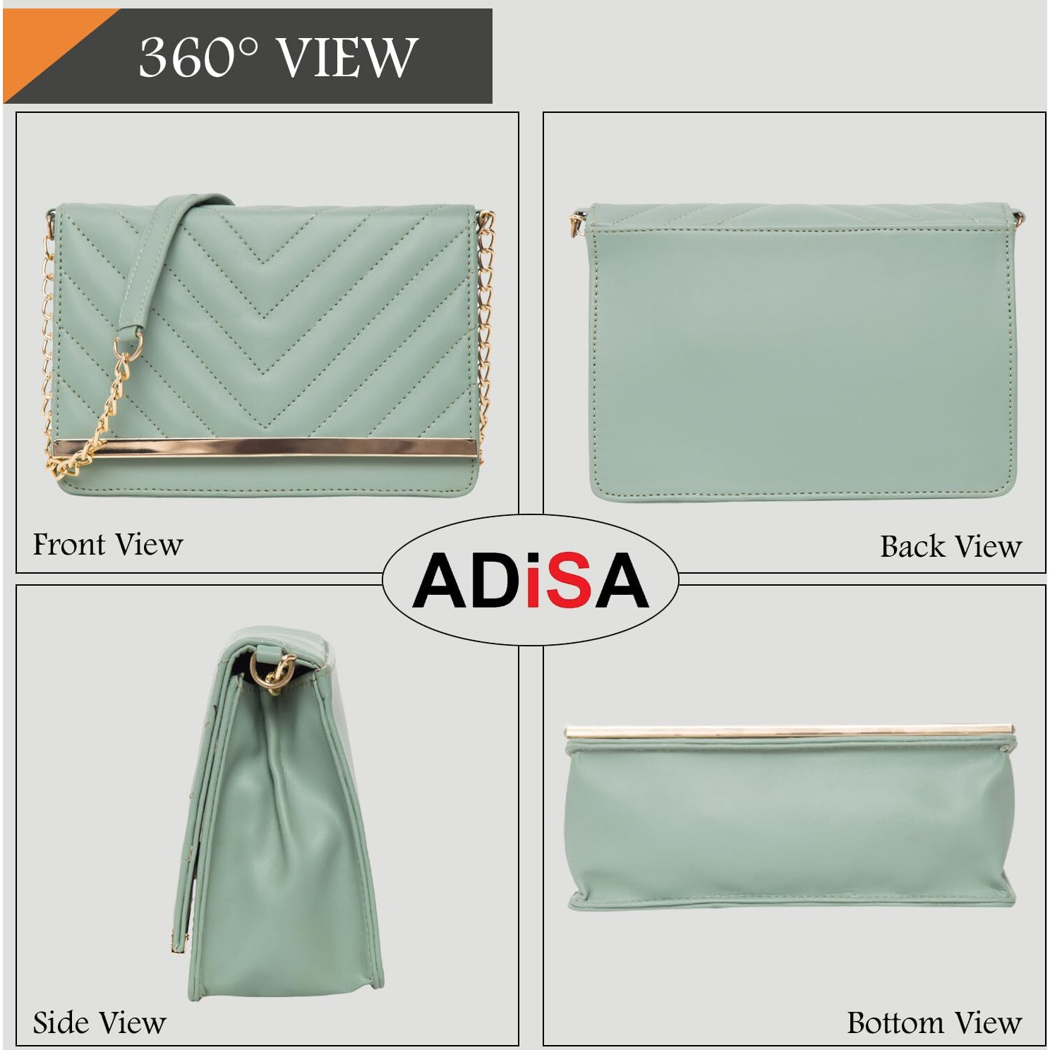 ADISA Women's Sling Bag (Green)
