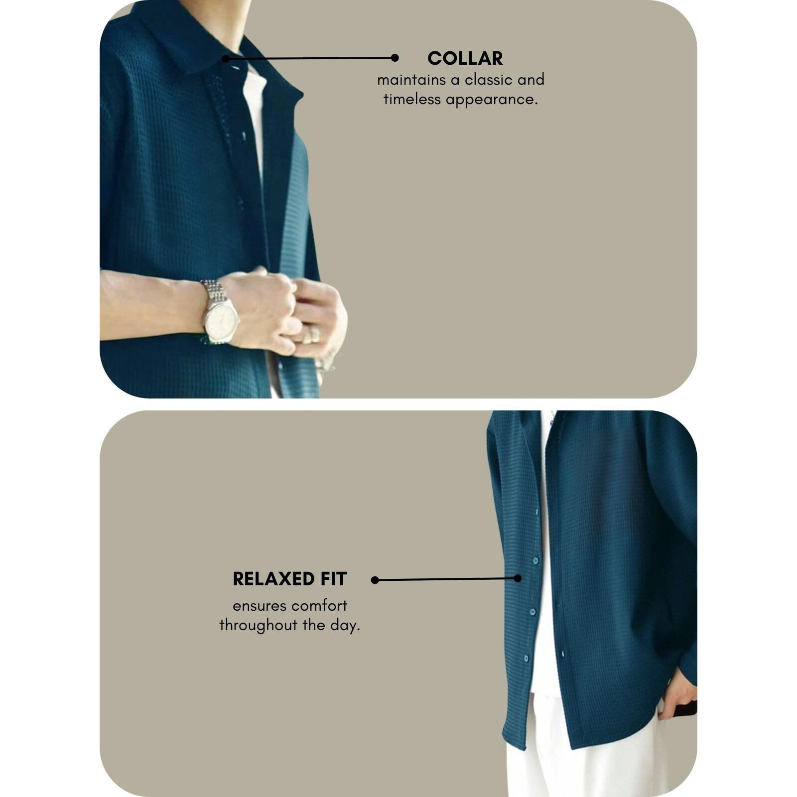 Leriya Fashion Textured Shirts for Men || Casual Shirt for Men || Shirt for Men|| Men Stylish Shirt || Men Fancy Shirt || Men Full Sleeve Shirt || Plain Shirts for Men (X-Large, Turquoise)