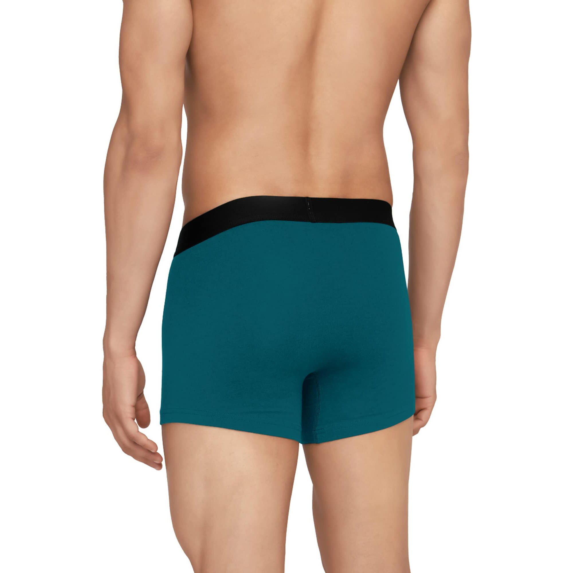 XYXX Cotton Regular Solid (Pack of 2) (Aero Trunks for Men Combo_Dark Maroon + Legion Blue_M)