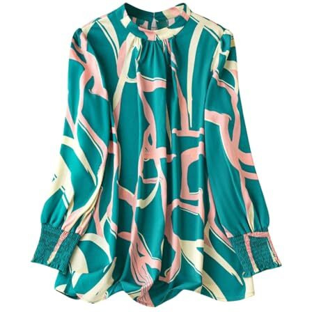 Leriya Fashion Tops for Women | Long Tops for Women | Formal Tops for Women | Office wear Tops for Women (XX-Large, Green)