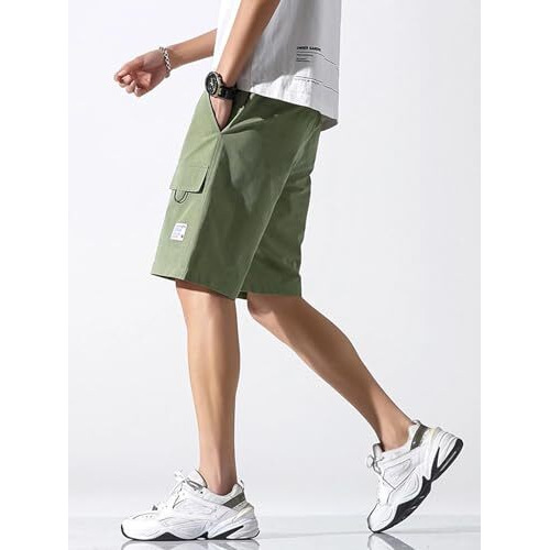 Lymio Men Shorts || Men Shorts Cotton || Men Shorts Casual (Short) (M, Green)