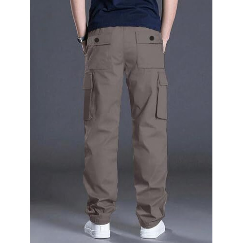 Leriya Fashion Loose Baggy Cargo Pant Trouser for Men (LF-TP-1064_Grey_2XL)