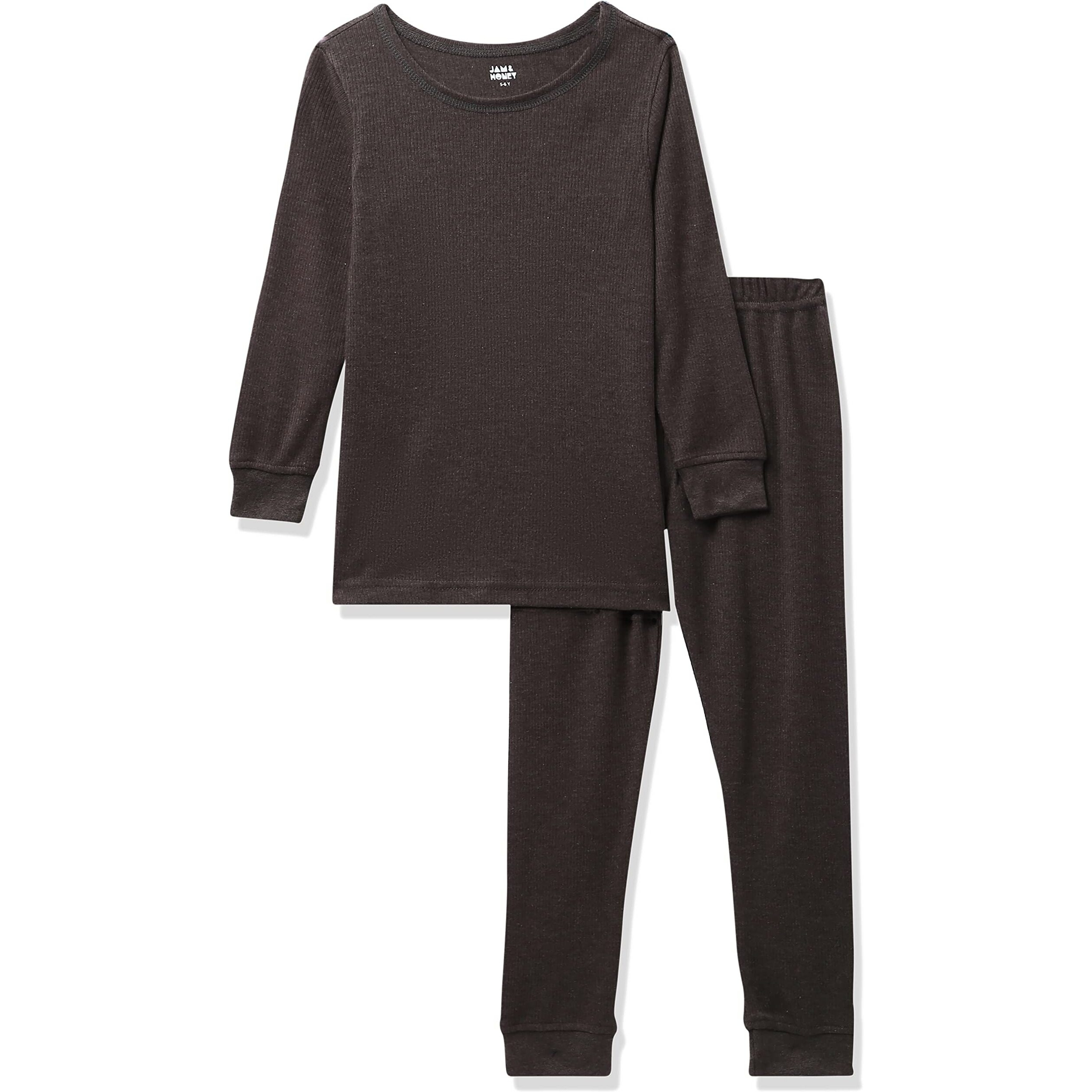 Amazon Brand - Jam & Honey Unisex-Child Kids Thermal Underwear (JH-AW21-THSET_Multi 1_11-12 Years)