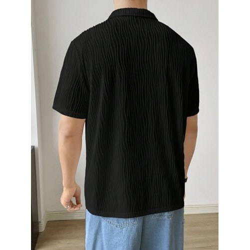 Leriya Fashion t shirt for men| white t shirt for men| black drop shoulder t-shirt for men (Large, Black)
