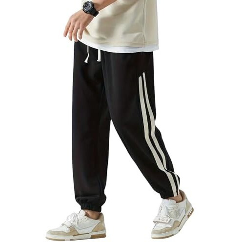 Lymio Track Pant for Men || Men Track Pant || Track Pant (TP-32-33) (XL, Black)