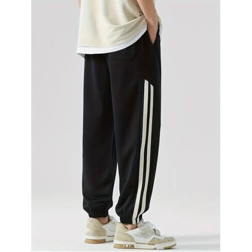 Lymio Track Pant for Men || Men Track Pant || Track Pant (TP-32-33) (XL, Black)