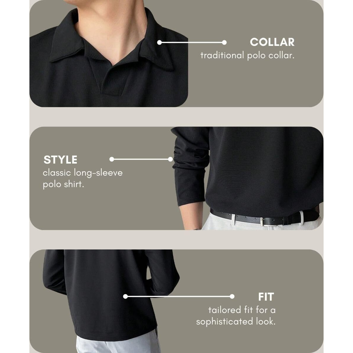 Leriya Fashion T-Shirt for Men || Black Men T-Shirt || Men Polo T-Shirt || Men Pain T-Shirt (Small, Black)