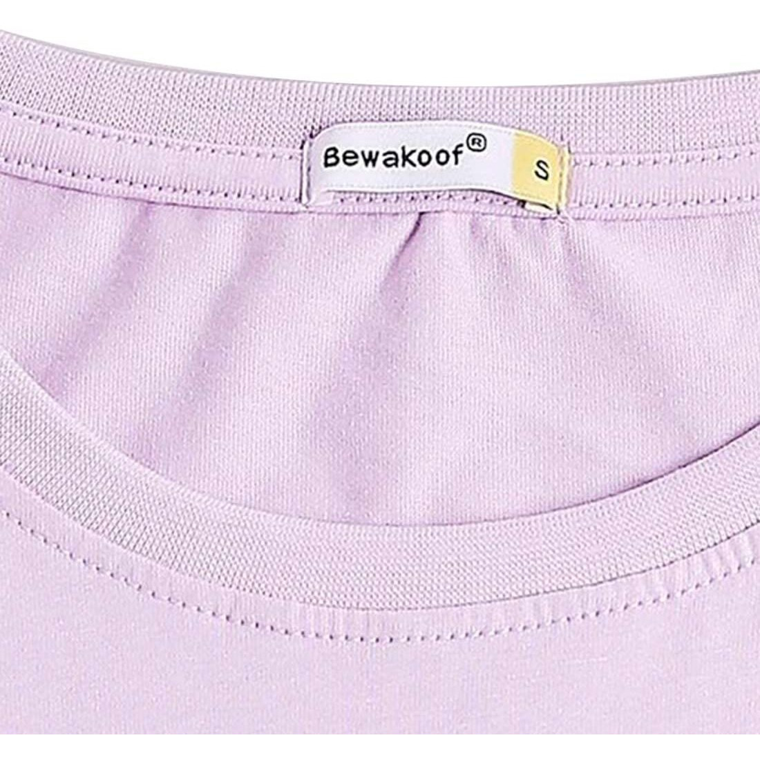 Bewakoof Women's Graphic Printed 100% Cotton T-Shirt - Boyfriend Fit, Round Neck, Half Sleeve