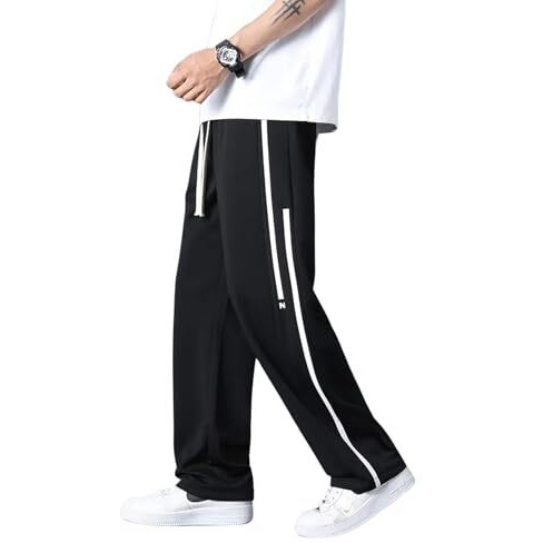 Lymio Track Pant for Men || Track Pants || Plain Track Pant (TP-34-Black-M)