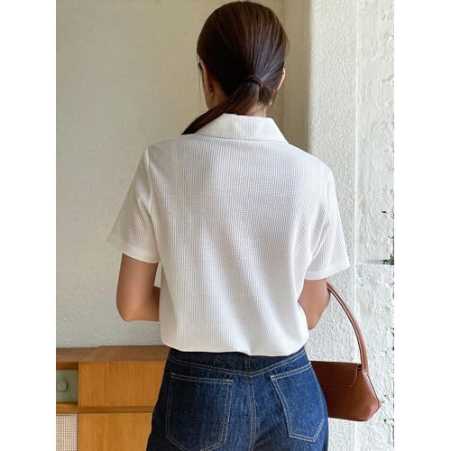 Leriya Fashion Women's Western Tops Regular Fit T-Shirt (LF-W2030_White M)
