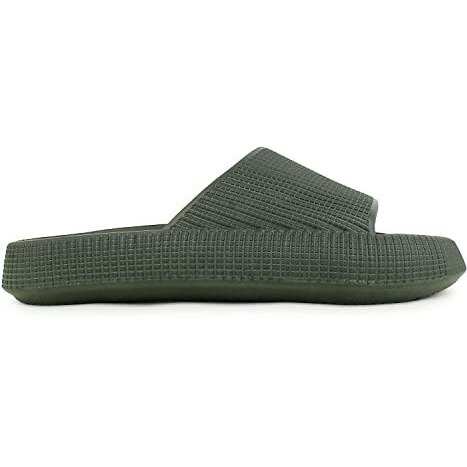 Hygear Men's Xpress Olive green Slippers_9 UK (HG-GE-1004)