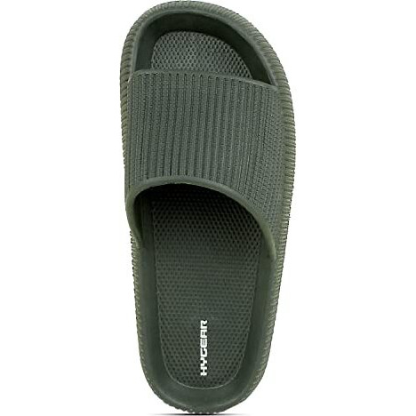 Hygear Men's Xpress Olive green Slippers_9 UK (HG-GE-1004)