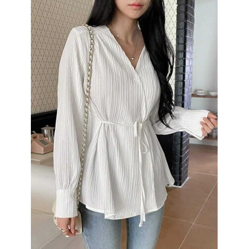 Leriya Fashion Women's Solid Regular Fit Top (Lf-W2052_White S)