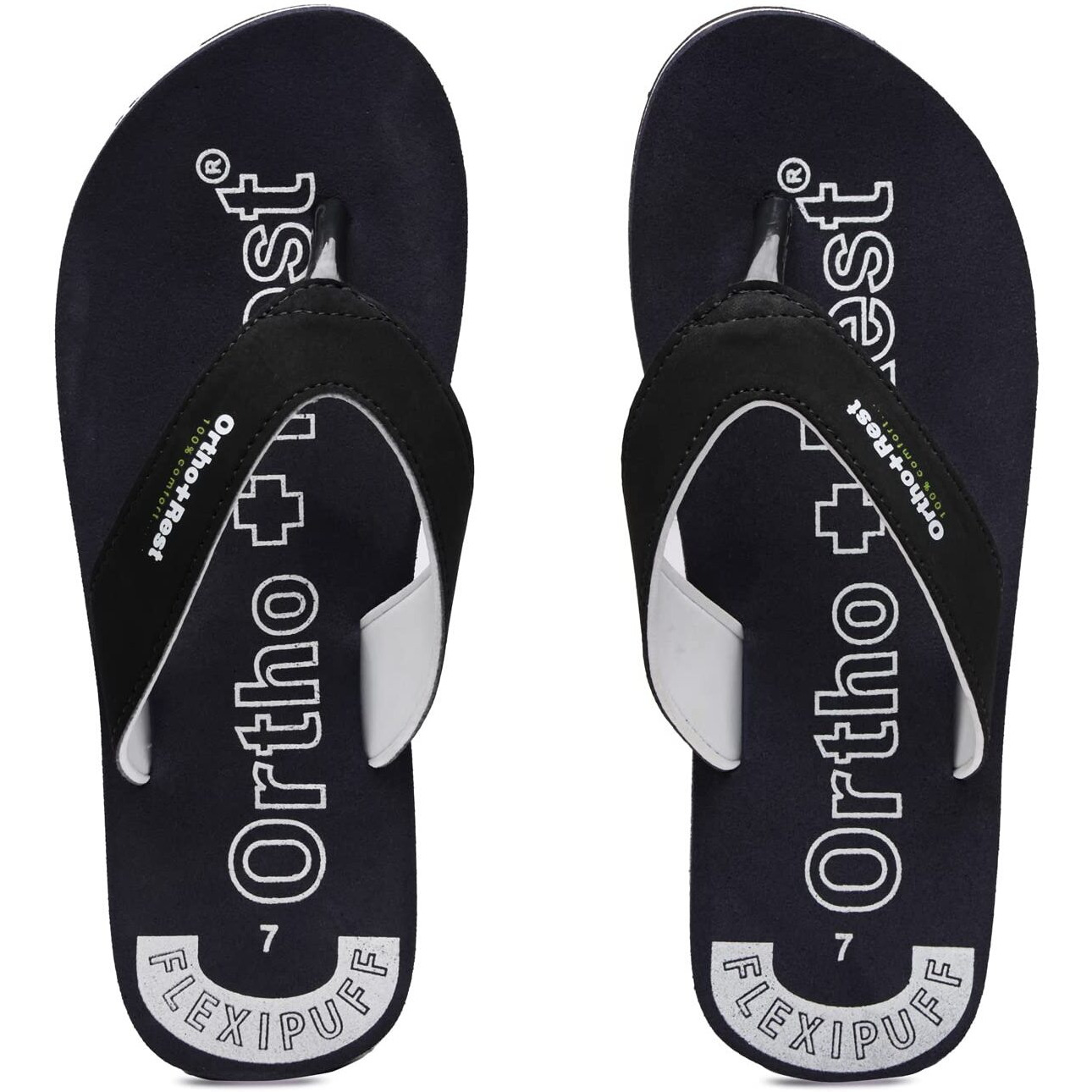 Ortho + Rest Men Slipper Orthopedic Super Soft, Lightweight and Comfortable Flip Flops for Home Daily Use