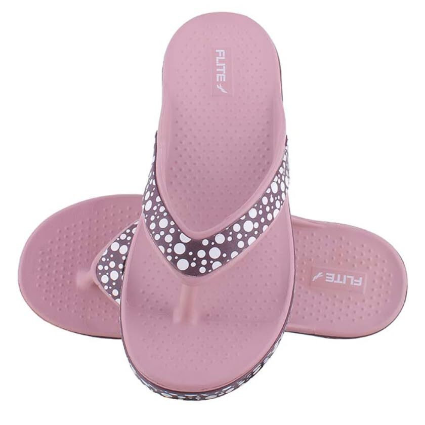 flite SLIPPERS For Women FL-2008/Daily Use Flip Flop For Women/Flip Flop for Girls/Bathroom Slippers Size 4K to 8K Anti Slip Technology (PURPLE, numeric_6)
