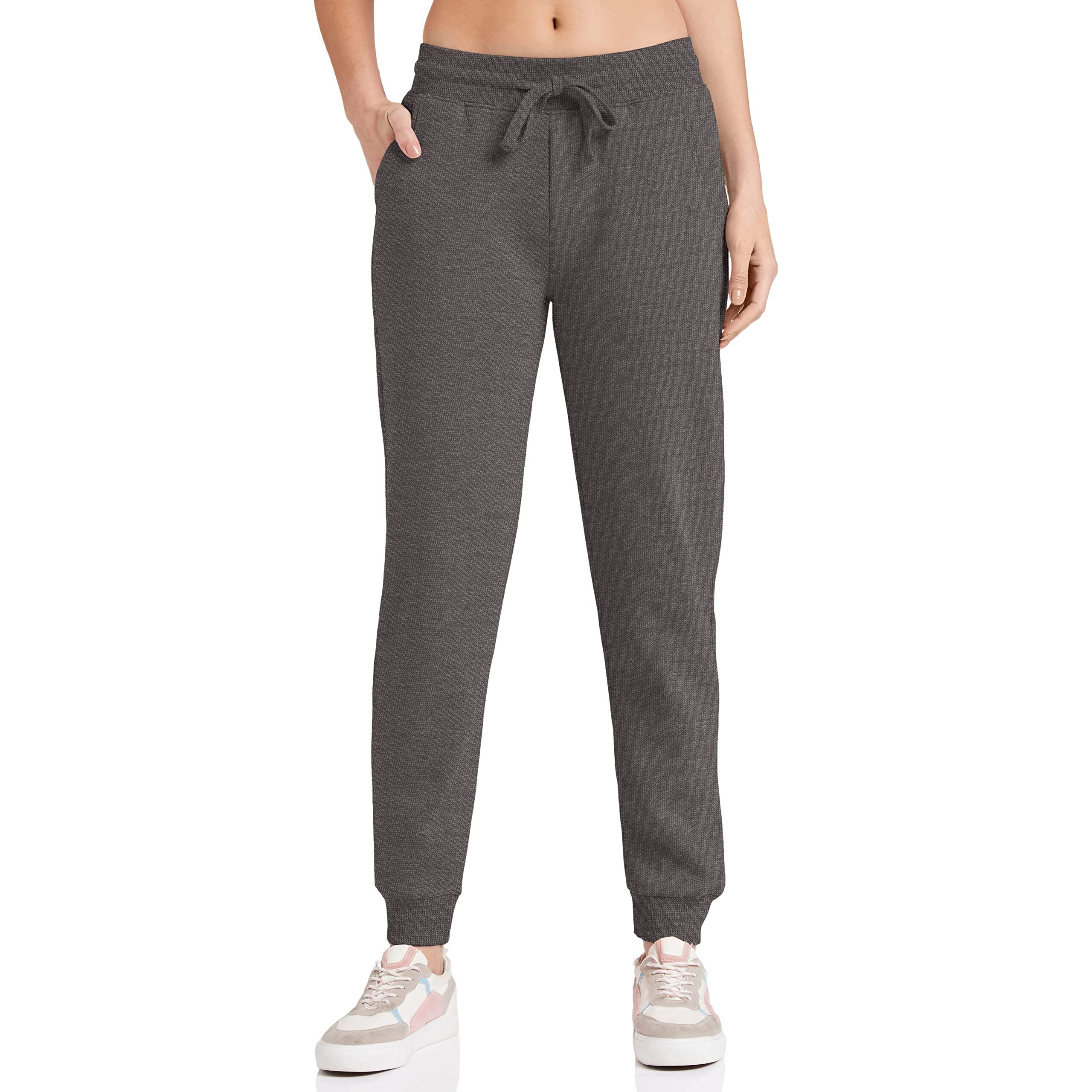 Amazon Brand - Symbol Women's Regular Fit Winter Track Pants (SYWHJOG320_Anthra Mel_4XL)