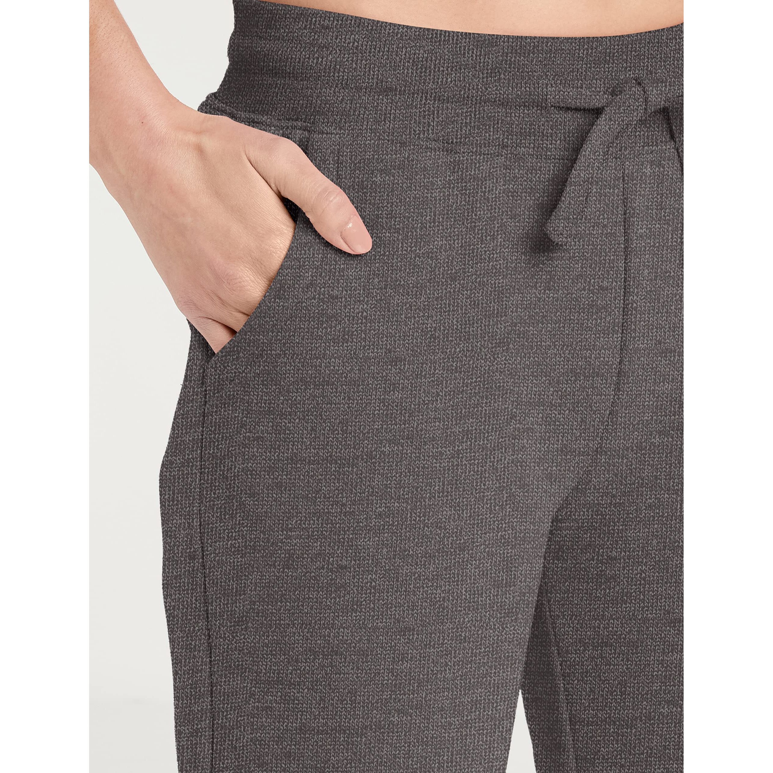 Amazon Brand - Symbol Women's Regular Fit Winter Track Pants (SYWHJOG320_Anthra Mel_4XL)