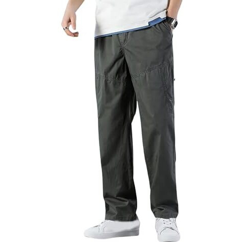 Lymio Men Cargo || Men Cargo Pants || Men Cargo Pants Cotton || Cargos for Men (Cargo-62-65) (in, Alpha, L, Green)