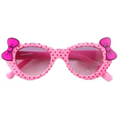 Dervin Kid's Goggles Cat Eye Girl's Sunglasses (Pink, 2-5 Years)