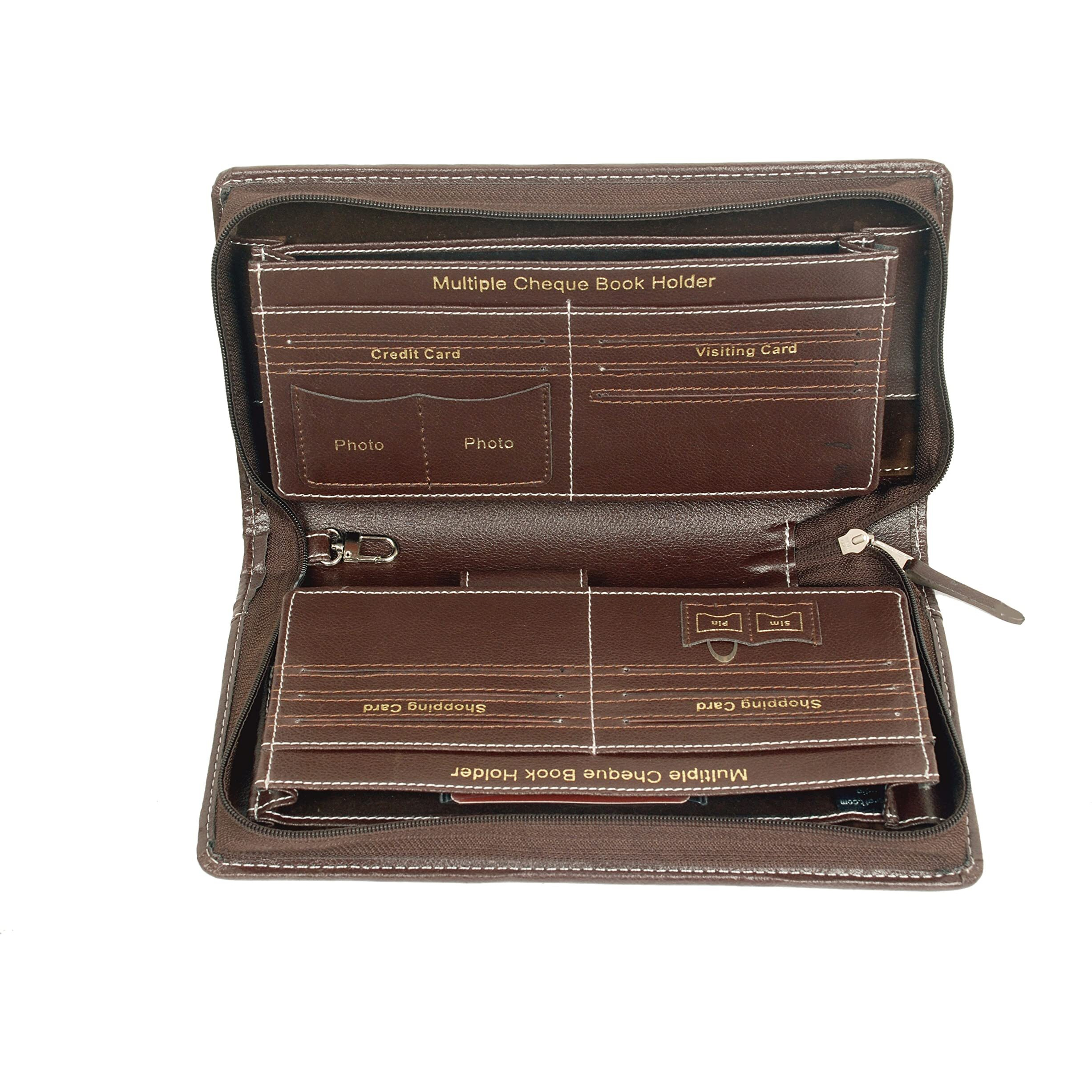 Sukeshcraft Multiple Cheque Book Holder | Holds Upto 8 Cheque Books (Combo)