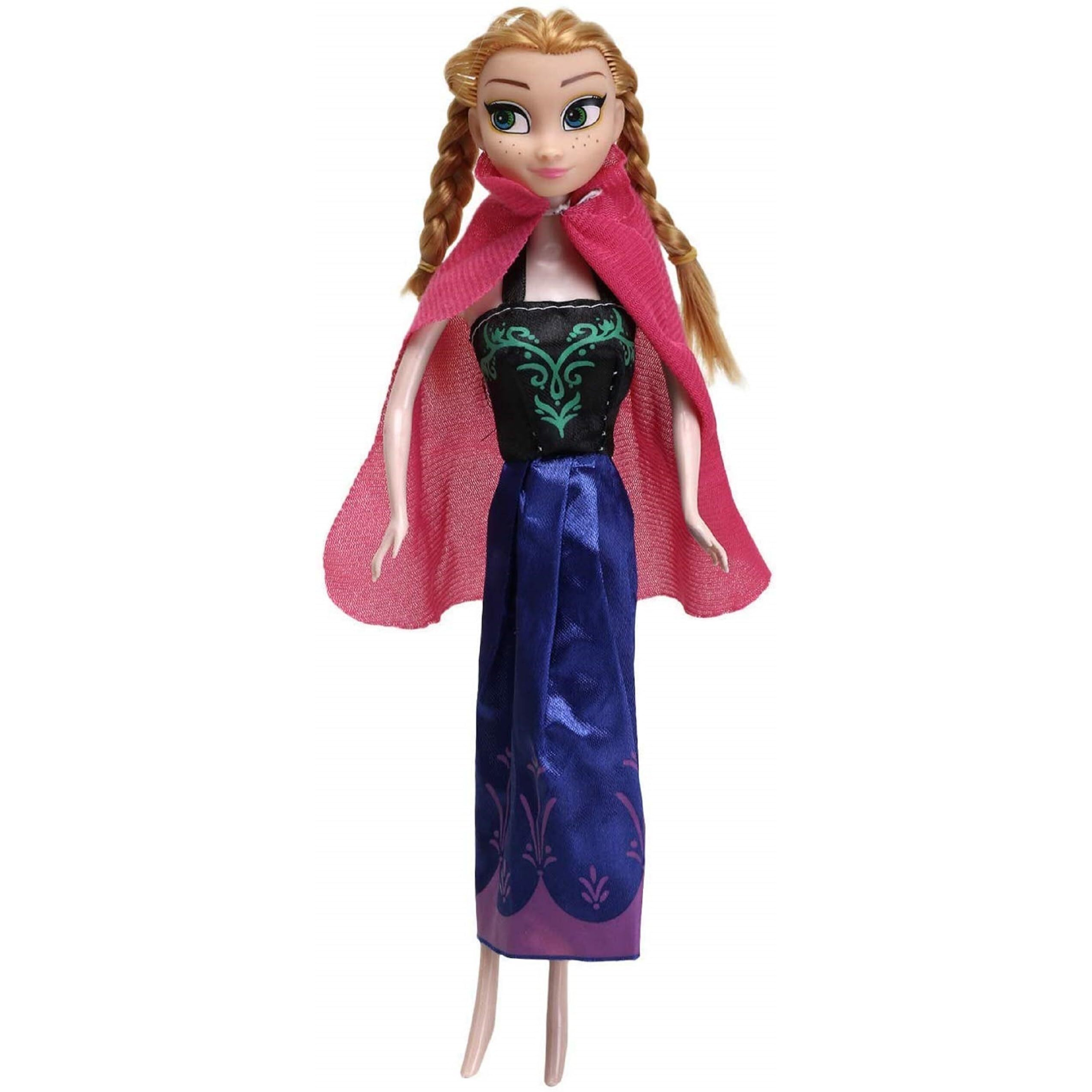 BKDT Marketing Doll Toy Set with a Big Doll, 1 Baby Doll, Dress, Makeup Accessories, Shoe Set, Cartoon Character