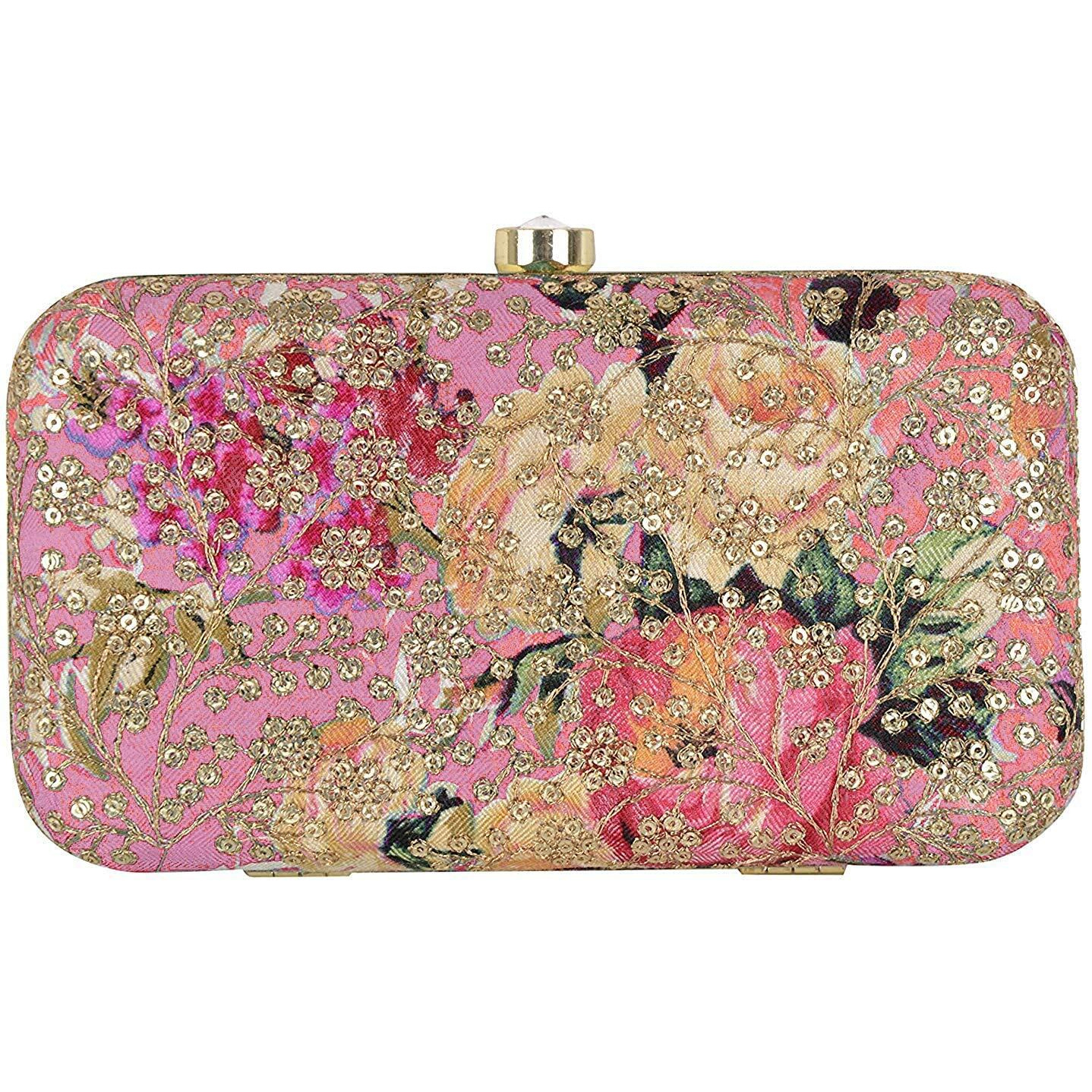 TOOBA Girl s Clutch (Multi Colors) (Pink Rose Sequins)