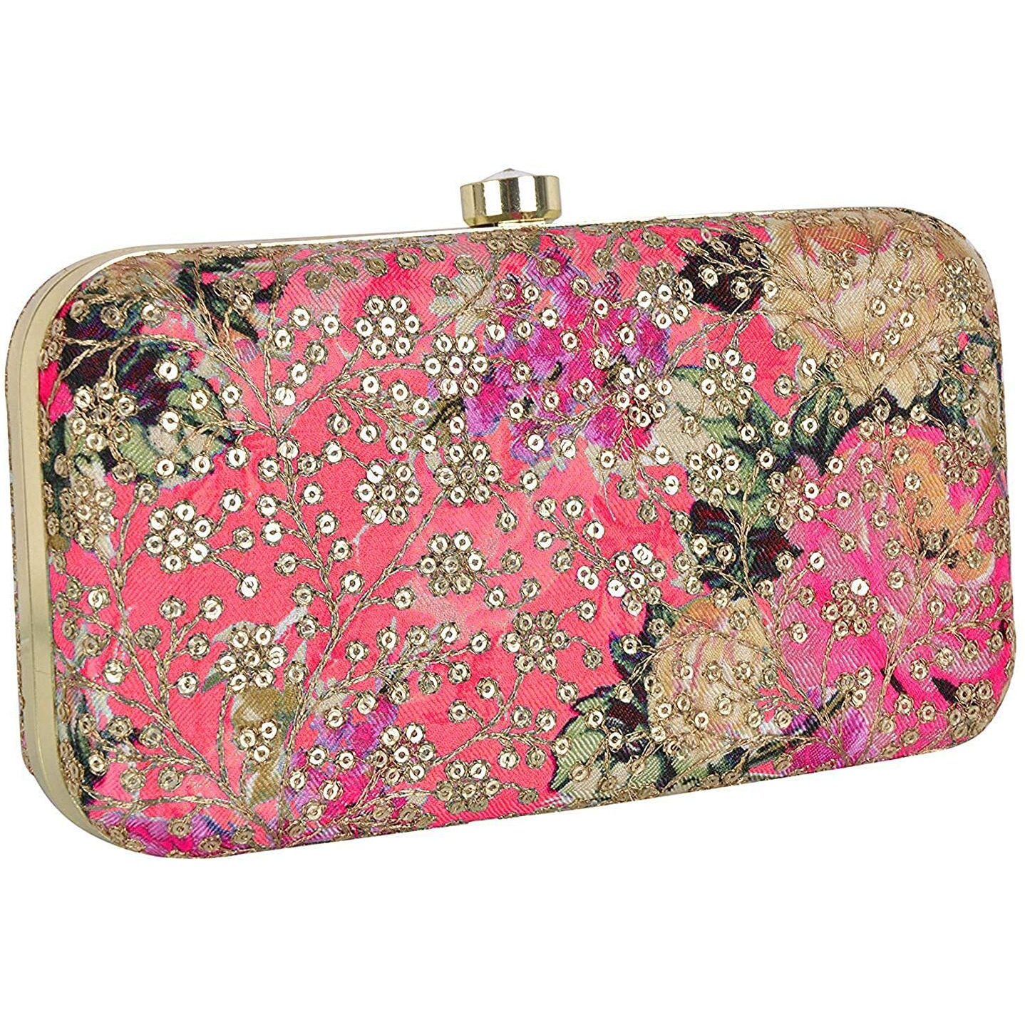 TOOBA Girl s Clutch (Multi Colors) (Pink Rose Sequins)