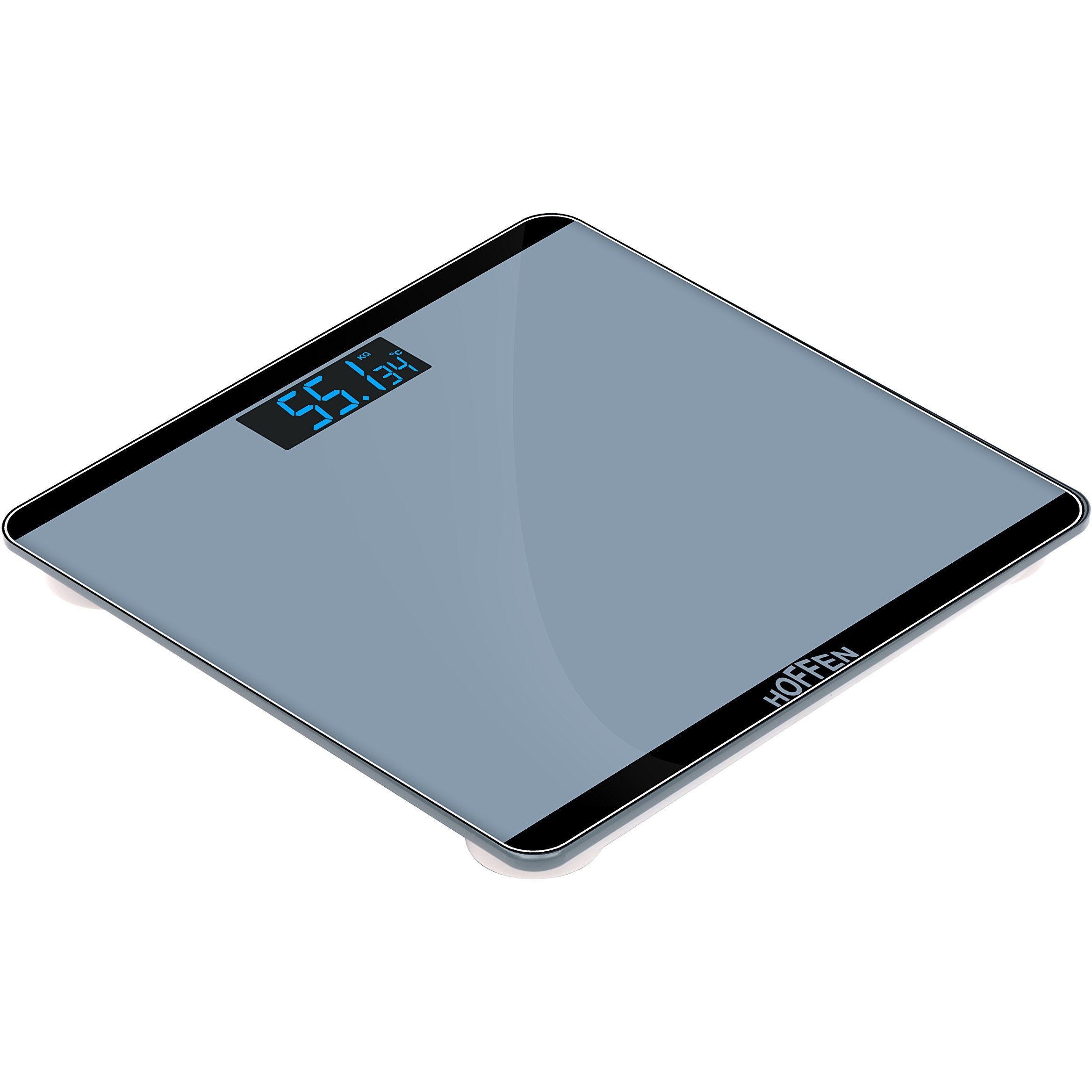 Hoffen (India) Electronic Digital Personal Bathroom Weight Machine for Body Weight upto 180 kg Weighing Scale with 24 Months Warranty