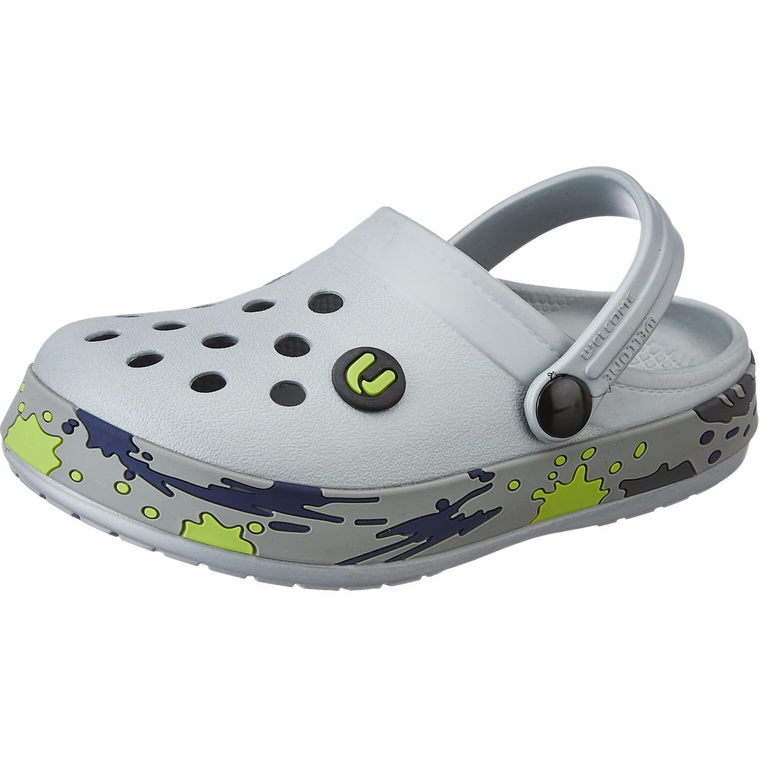 URJO by Neoz Unisex Casual Clogs/Sandals for Kids with Soft Sole | Waterproof & Lightweight | Comfortable & Durable | Stylish Adustable Back Strap Indoor & Outdoor Sandals/Clogs for Boys & Girls