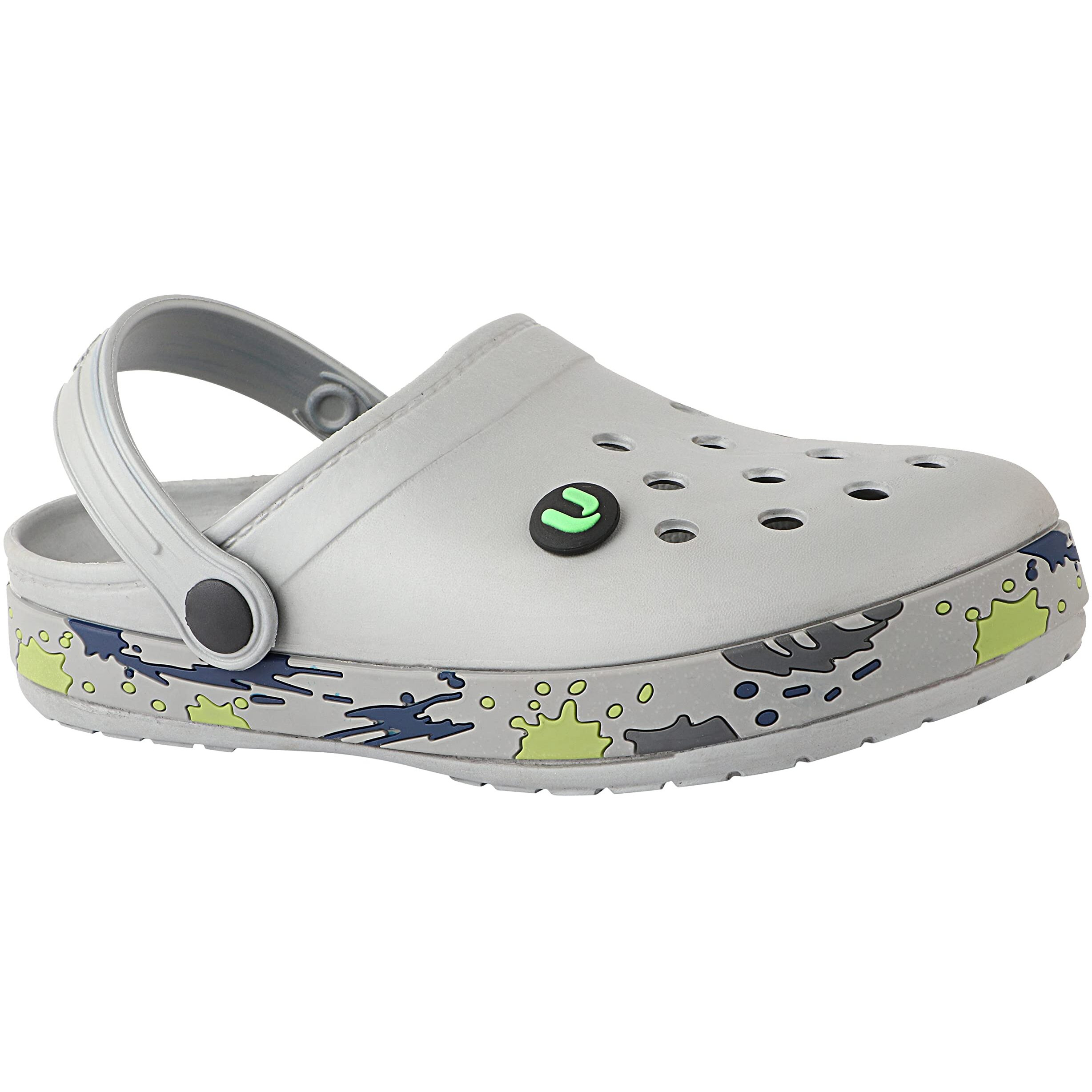 URJO by Neoz Unisex Casual Clogs/Sandals for Kids with Soft Sole | Waterproof & Lightweight | Comfortable & Durable | Stylish Adustable Back Strap Indoor & Outdoor Sandals/Clogs for Boys & Girls
