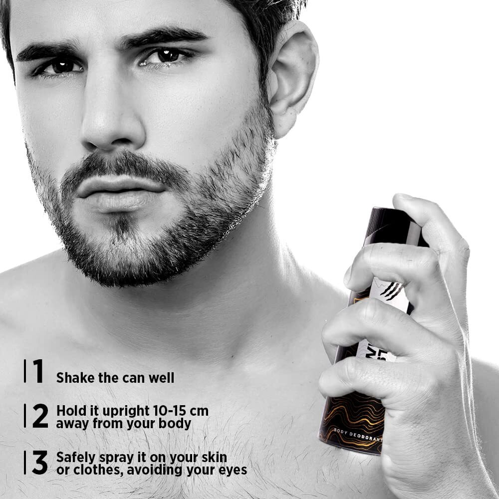 Wild Stone Night Rider Deodorants for Men, Body Spray Combo Pack of 2 (165ml each)