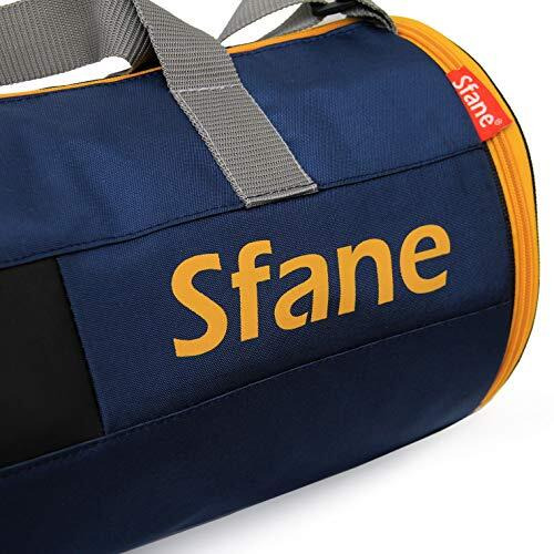 Sfane Polyester 23 cms Duffle/Shoulder/Gym Bag for Men & Women with Separate Shoe Compartment (Navy Blue)