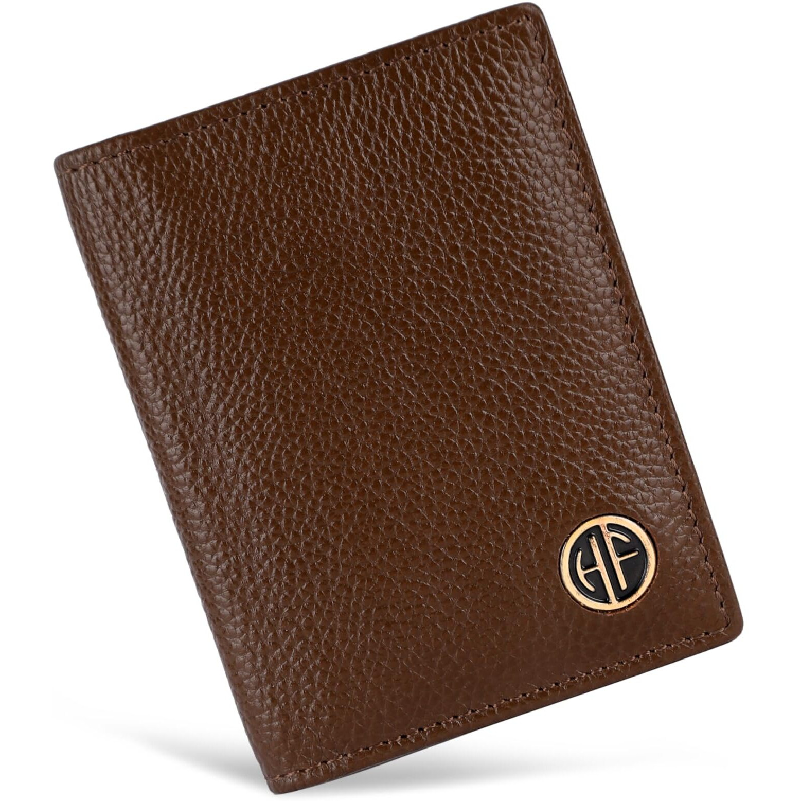 HAMMONDS FLYCATCHER Genuine Leather Card Holder Wallet for Man & Women - Credit Card Holder for Men, RFID Credit Card Wallet for Men, 6 Card Slots, ATM Card Holder for Men - Brushwood
