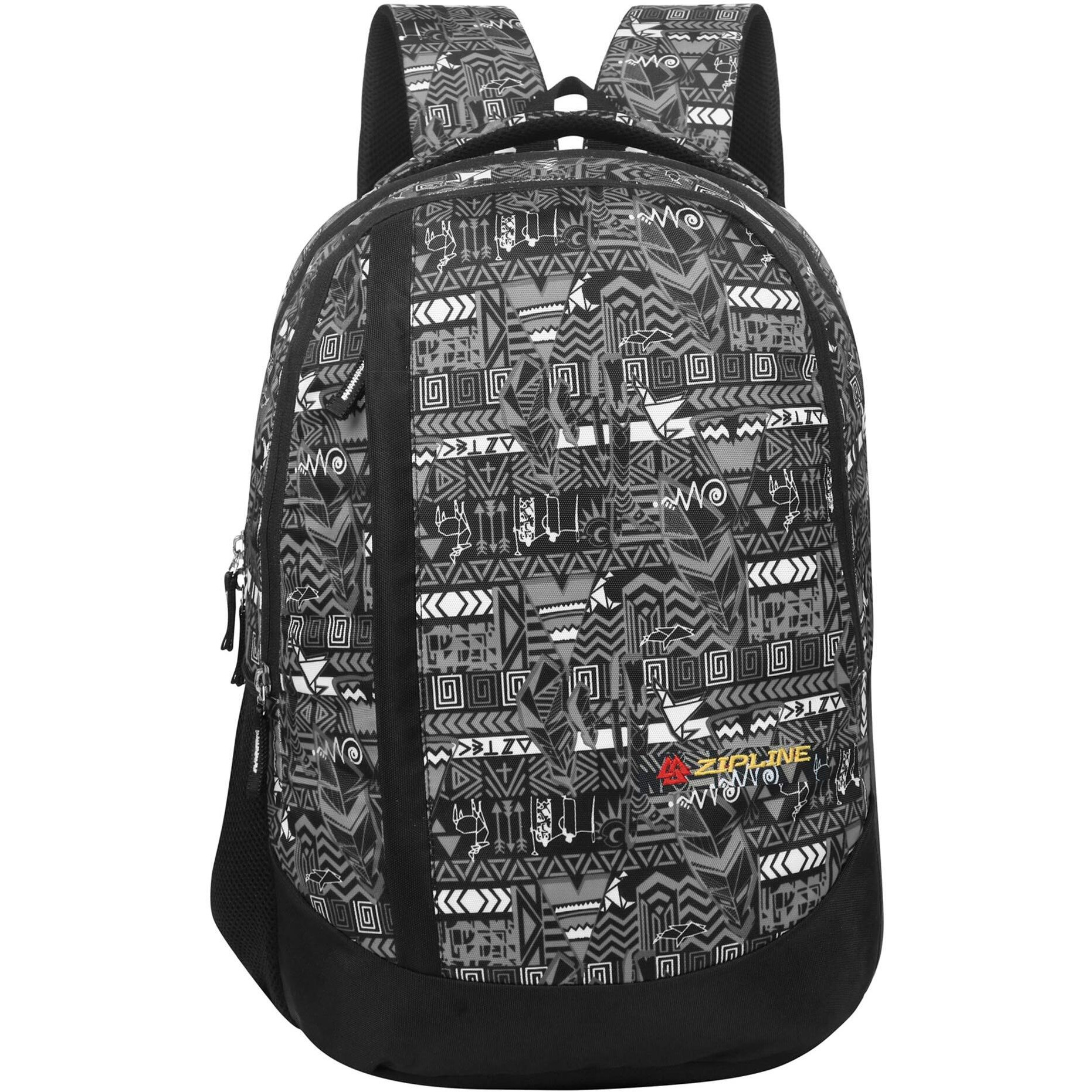 Zipline Stylish Casual 36L Standard Backpack School College Bag For Men Women Boys & Girls (1-Medium Grey Bag)